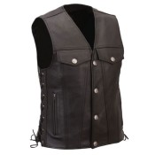 Men Leather Vests